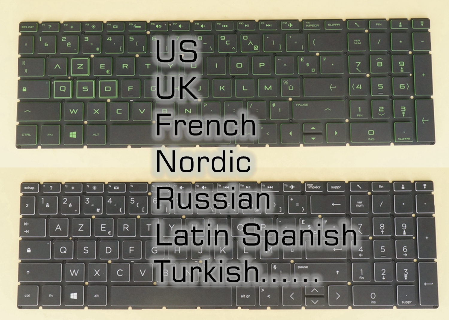 Gaming Keyboard E Yooso - US UK French Nordic Russian Latin