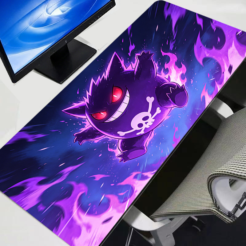 Gaming Keyboard He - Mouse Pad Gengar Pokemon Pikachu Anime