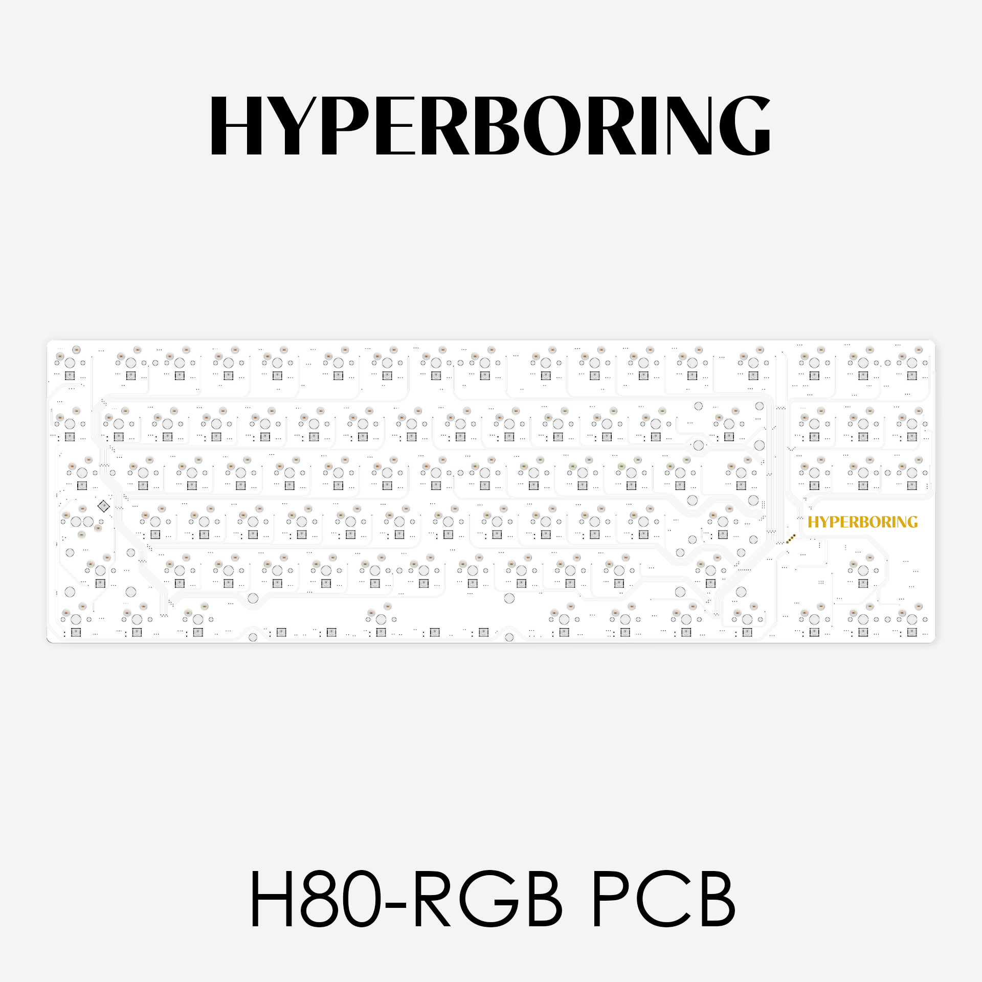 Hot Swap Pcb - H80 RGB TKL keyboard Wired Hotswap