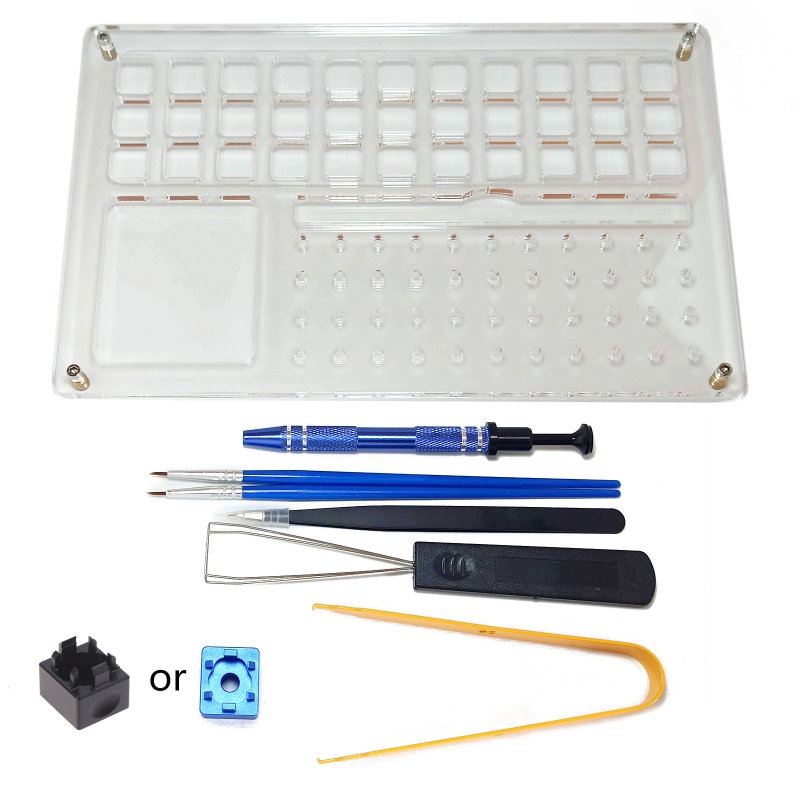 Hot Swap Pcb - Switch Lube Station 33 with SwitchKeycaps