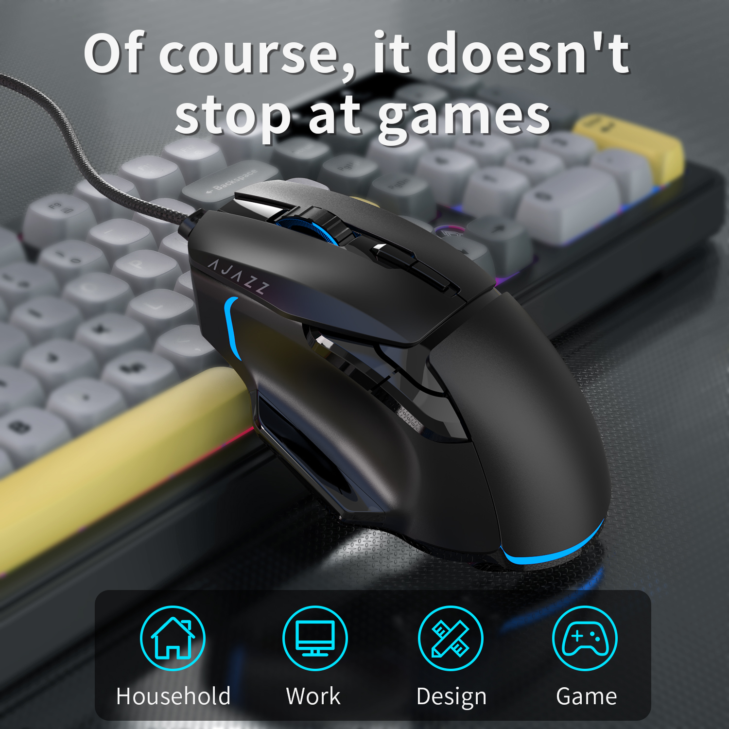 AJAZZ AT120 Bundle: Gaming Key - Gaming Keyboard Mouse Set avaliação e preço