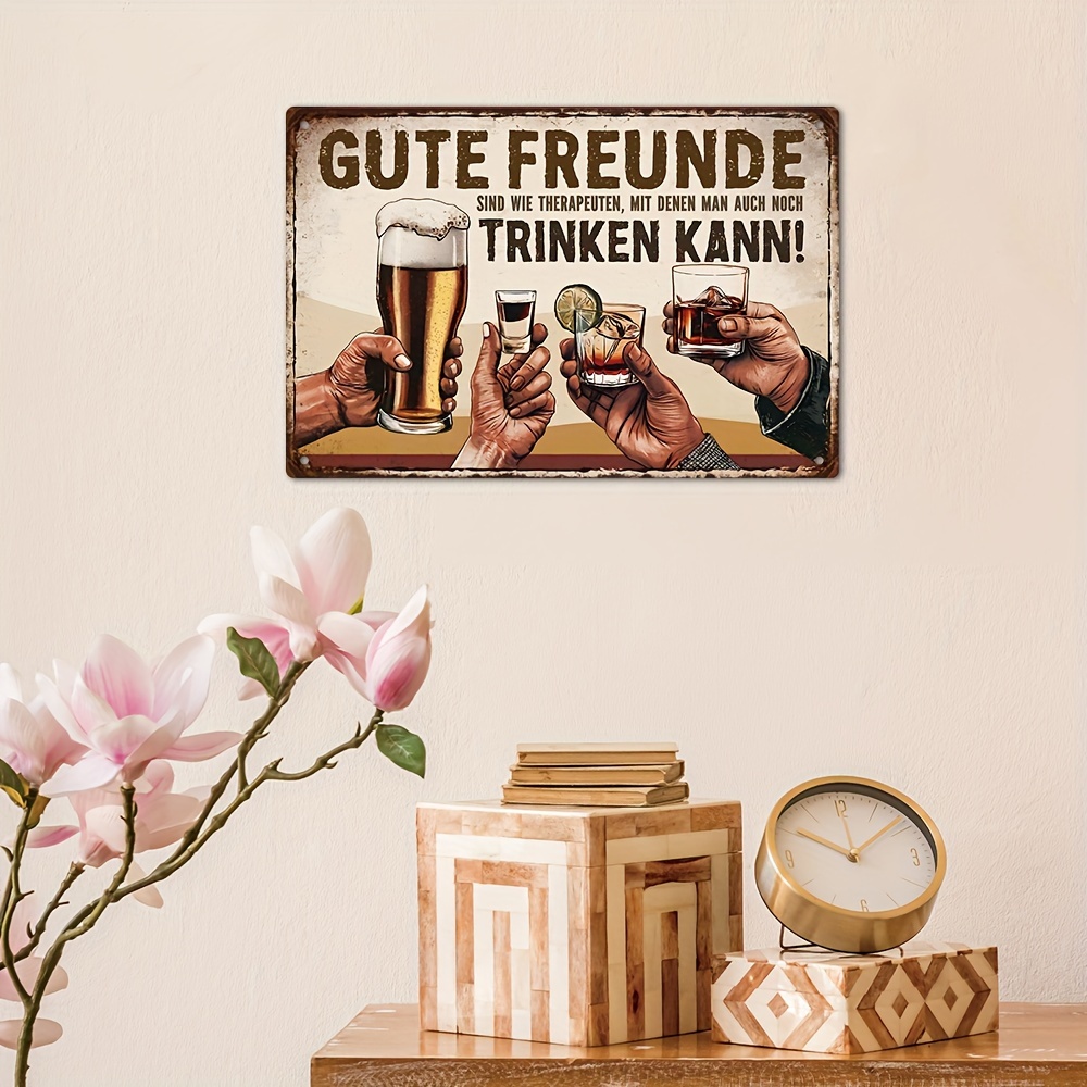 German Vintage Metal Sign, Goo - Brass Weight Plate avaliação e preço