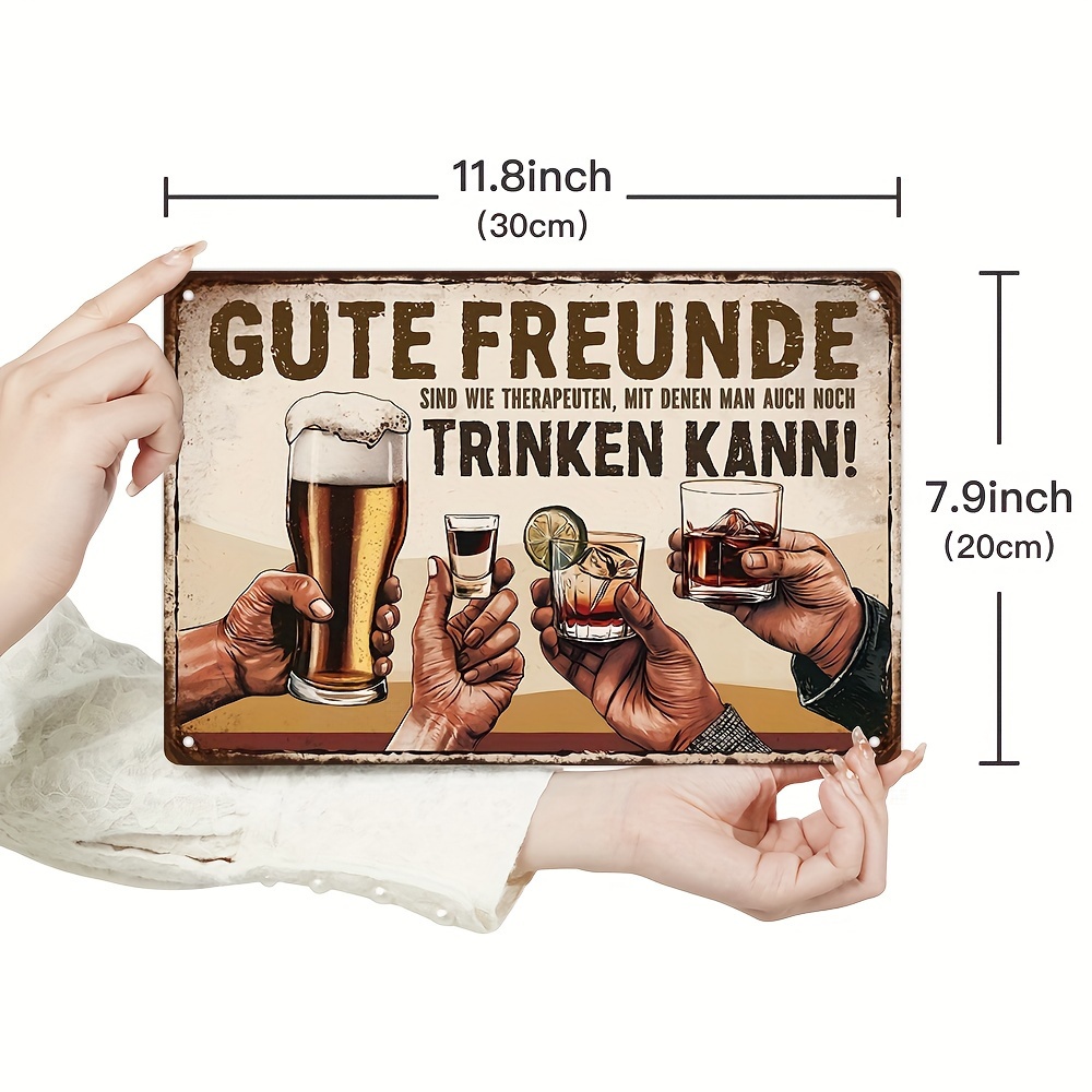 German Vintage Metal Sign, Goo - Brass Weight Plate avaliação e preço