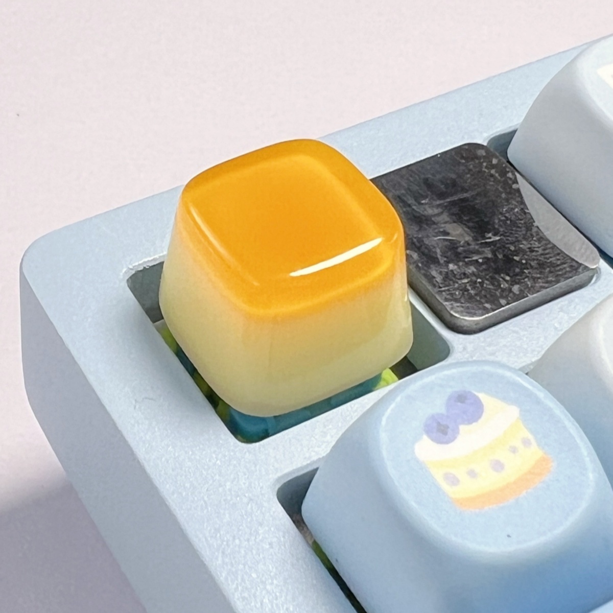 DIY personalized dropper resin - Keyboard Gaming Transparent avaliação e preço