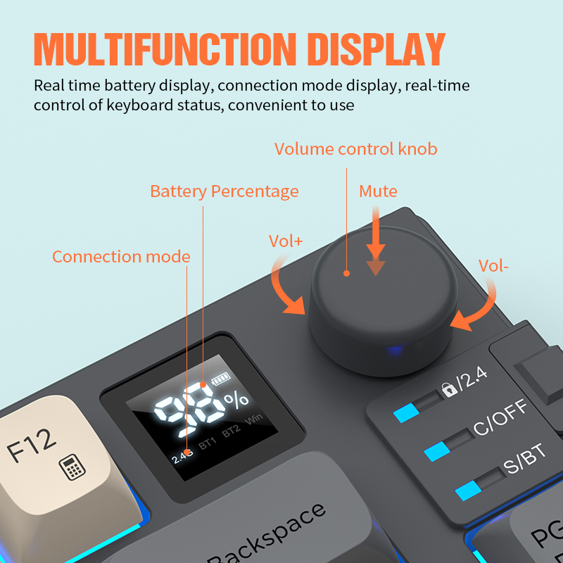 New Dual-Mode 80 Keys Wireless - Gaming Keyboard Mouse Set avaliação e preço