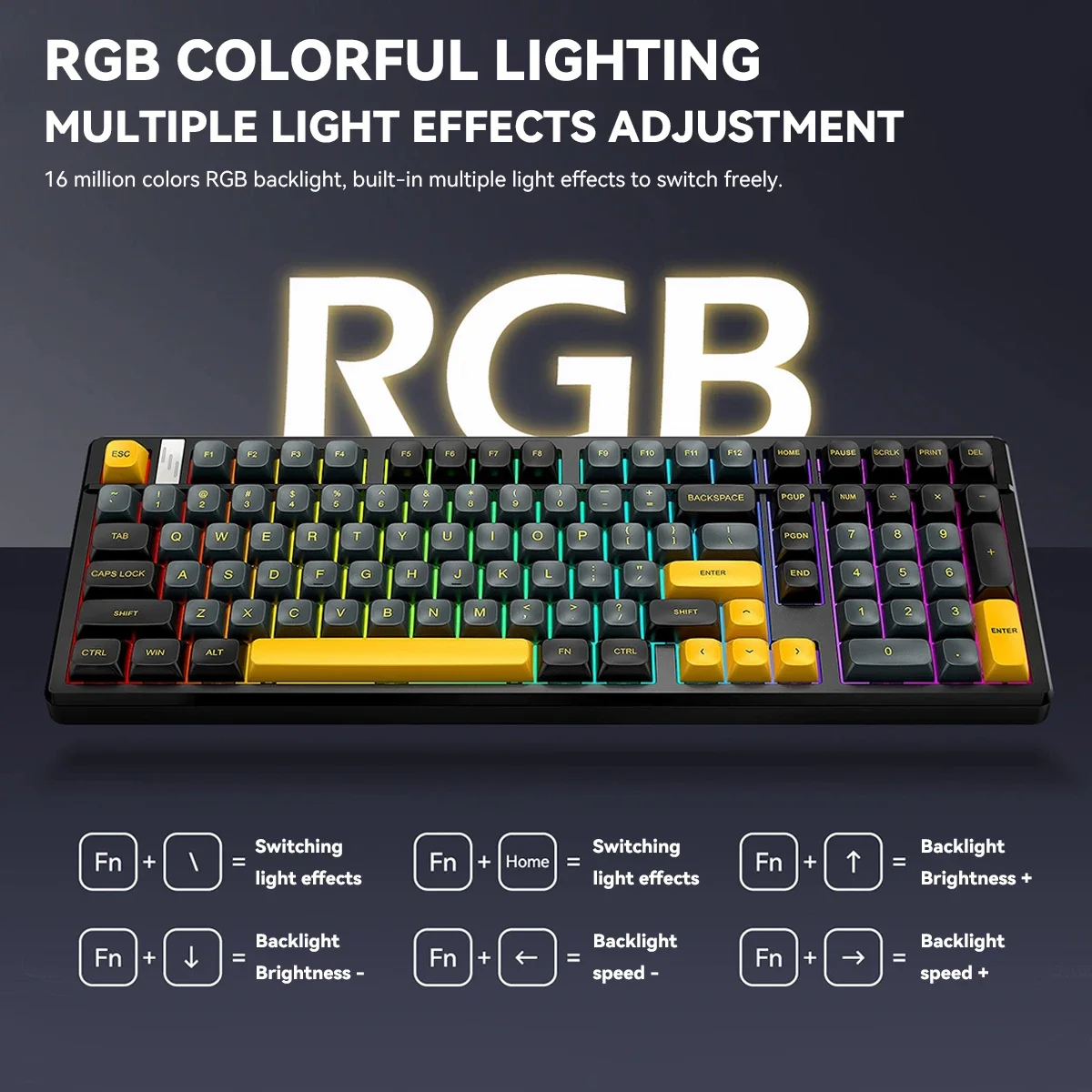 Wireless Mechanical Gaming Key - Gaming Keyboard Thocky avaliação e preço
