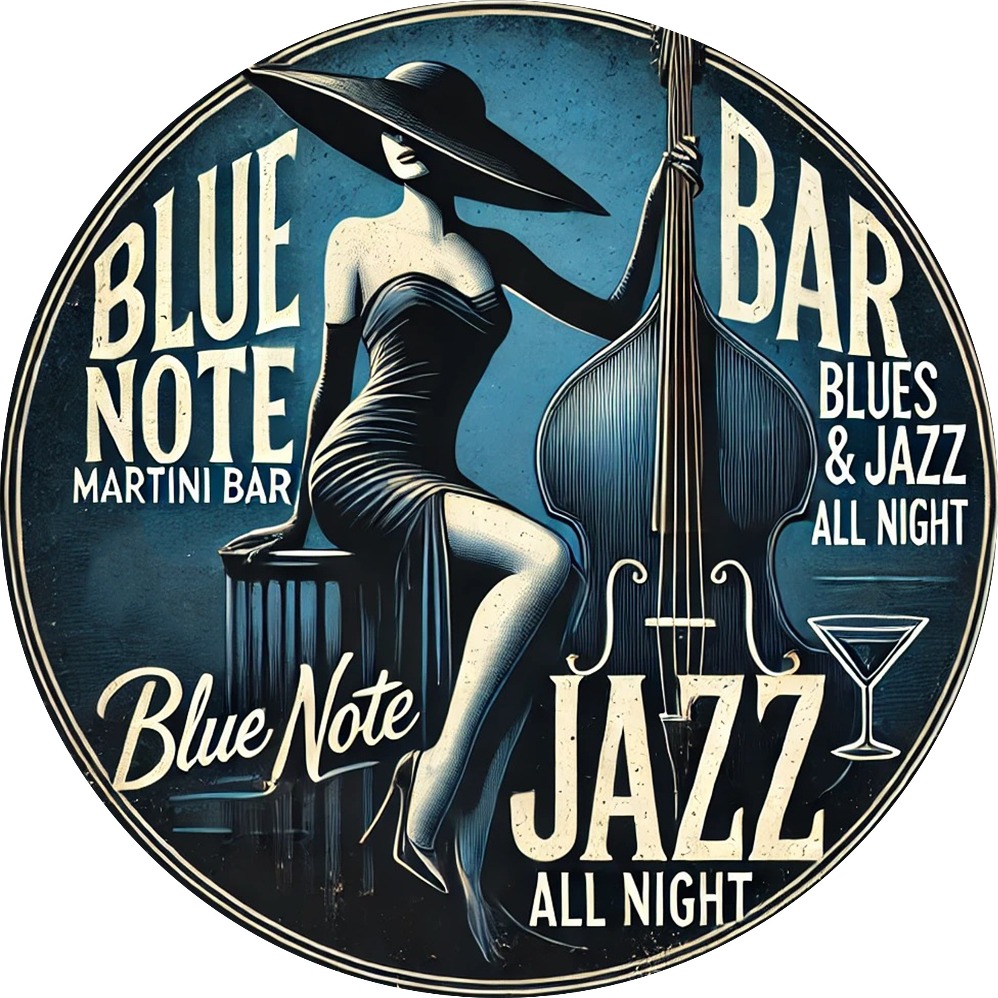 Blue Note Jazz Martini Bar Vin - Brass Weight Plate avaliação e preço