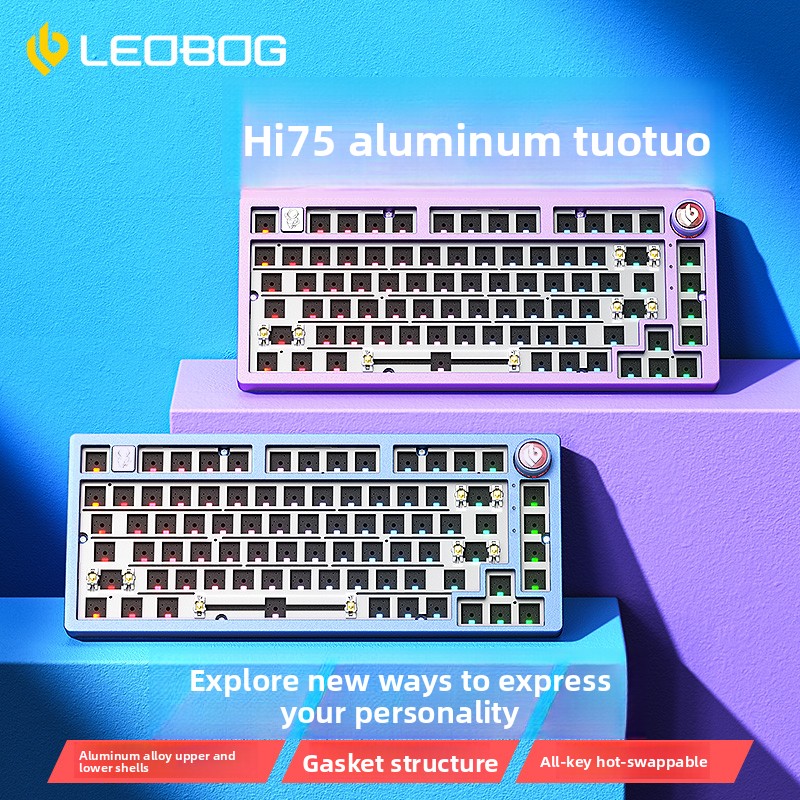 LEOBOG Hi75 CNC Aluminum Kit M - Gaming Keyboard Thocky avaliação e preço