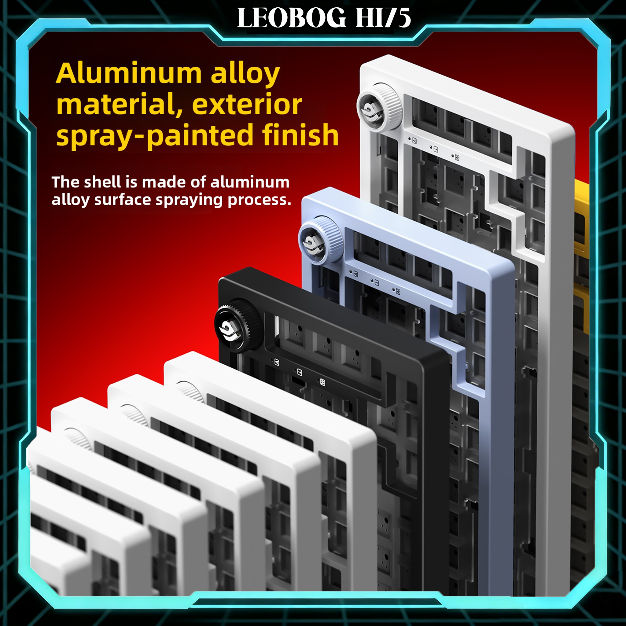 LEOBOG Hi75 CNC Aluminum Kit M - Gaming Keyboard Thocky avaliação e preço