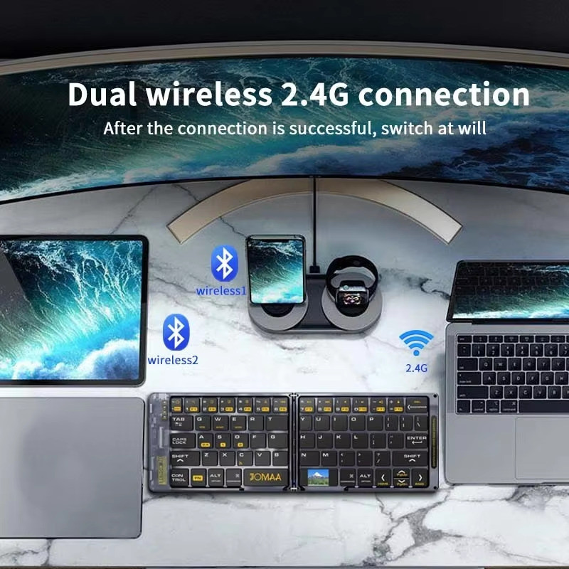 Jomaa Transparent Foldable Wir - Gaming Keyboard Non Mechanical avaliação e preço