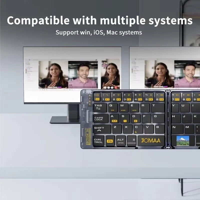 Jomaa Transparent Foldable Wir - Gaming Keyboard Non Mechanical avaliação e preço