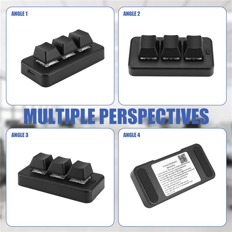 MK321 Progammable Macro Mini K - Gaming Keyboard Mini avaliação e preço