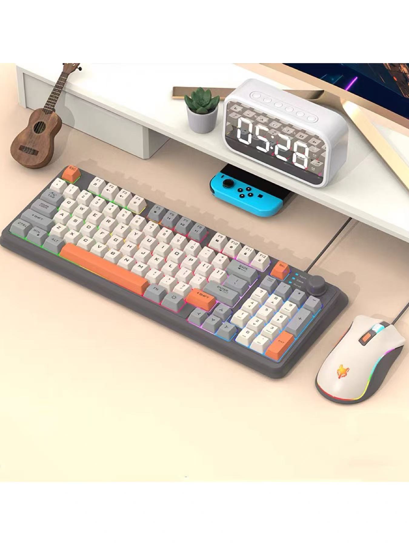 K820 USB Wired Gaming Keyboard - Gaming Keyboard Mouse Set avaliação e preço
