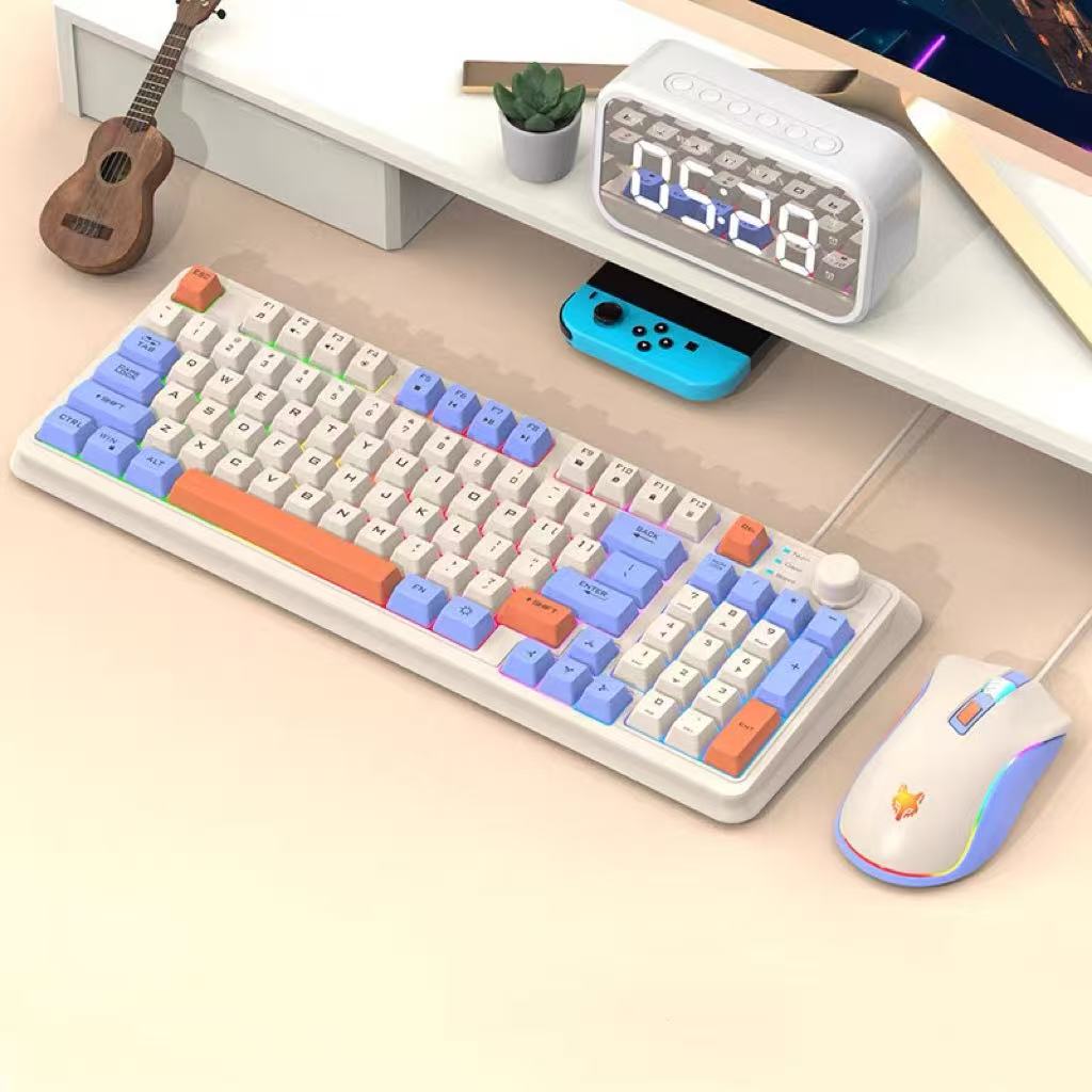 K820 USB Wired Gaming Keyboard - Gaming Keyboard Mouse Set avaliação e preço
