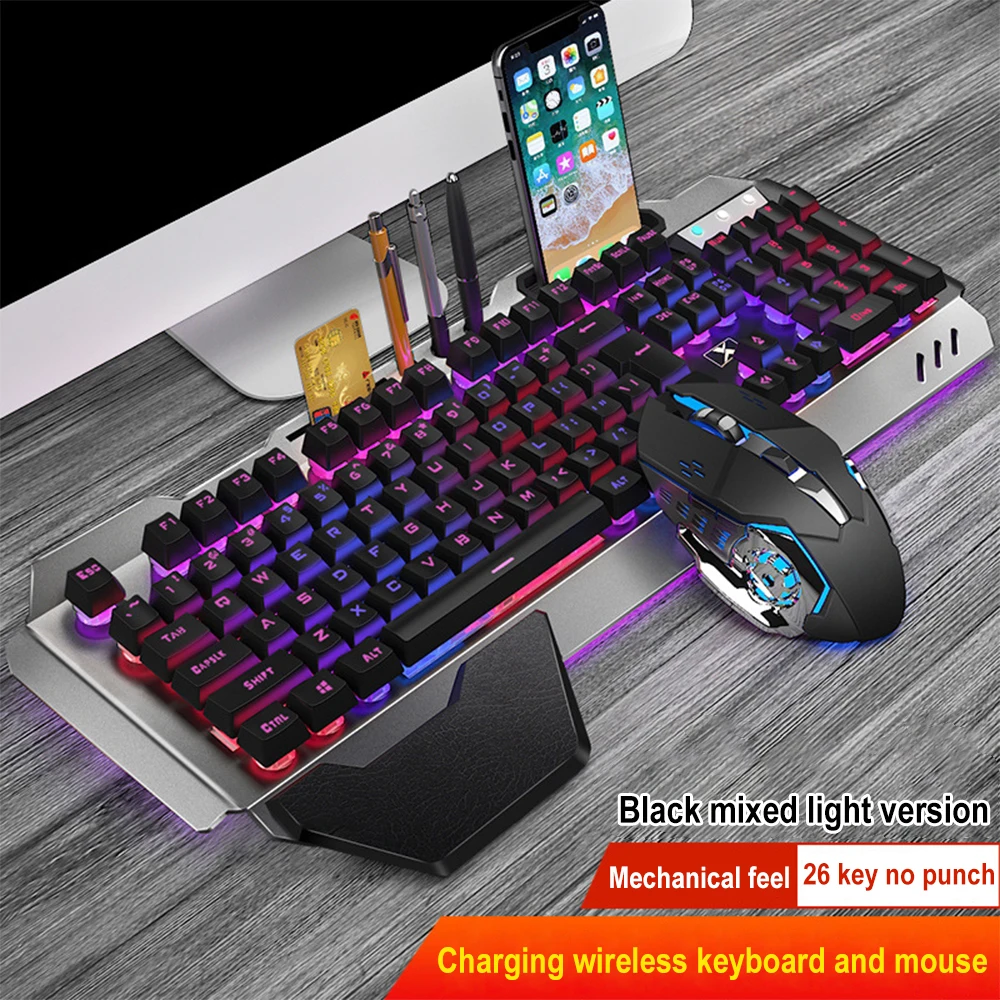 K680 Rechargeable 2.4G wireles - Gaming Keyboard Mini avaliação e preço
