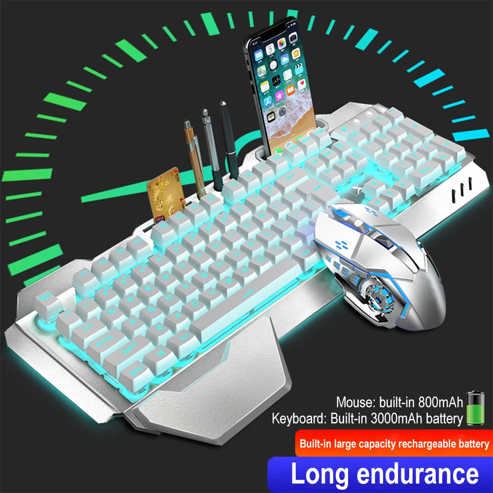 K680 Rechargeable 2.4G wireles - Gaming Keyboard Mini avaliação e preço