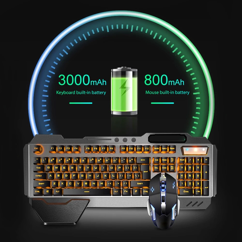 K680 Rechargeable 2.4G wireles - Gaming Keyboard Mini avaliação e preço