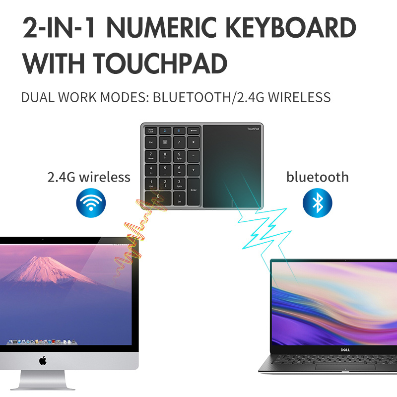 Jomaa Bluetooth Numeric Keyboa - Gaming Keyboard Non Mechanical avaliação e preço