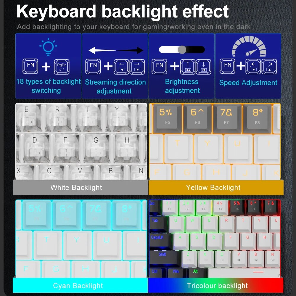 E-YOOSO Z686 USB Mini Slim Mec - Gaming Keyboard E Yooso avaliação e preço