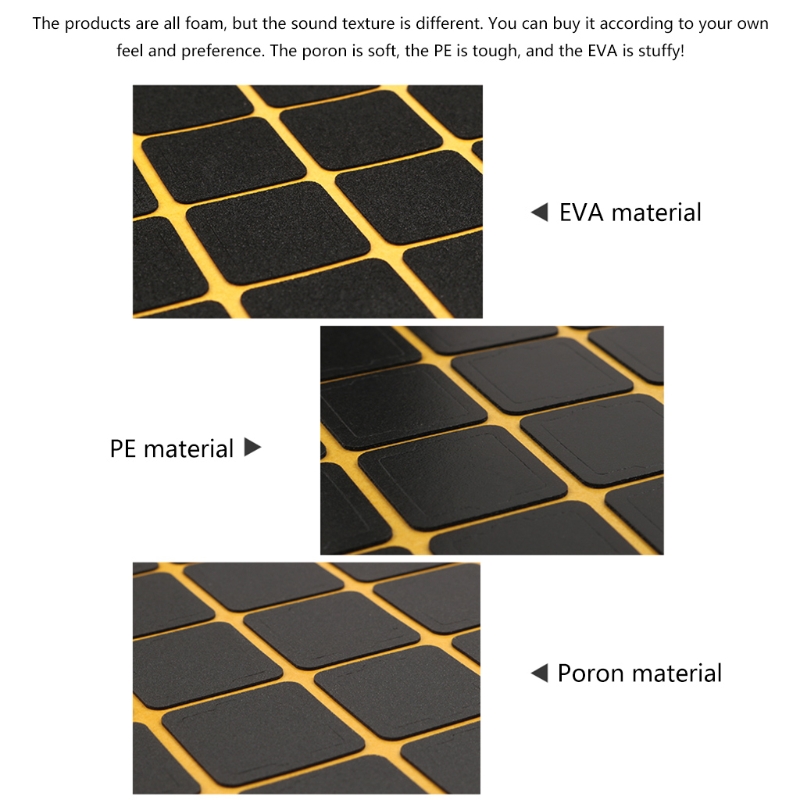 120PCS DIY Keyboard Inter-Axis - Foam Dampener Sheet avaliação e preço