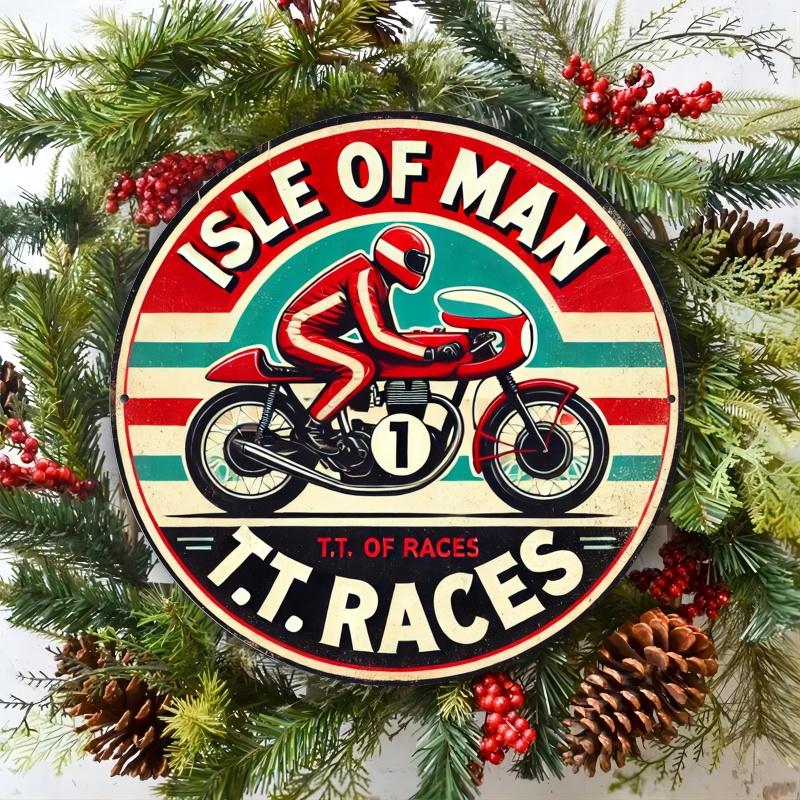 Vintage Isle of for Man TT Rac - Brass Weight Plate avaliação e preço