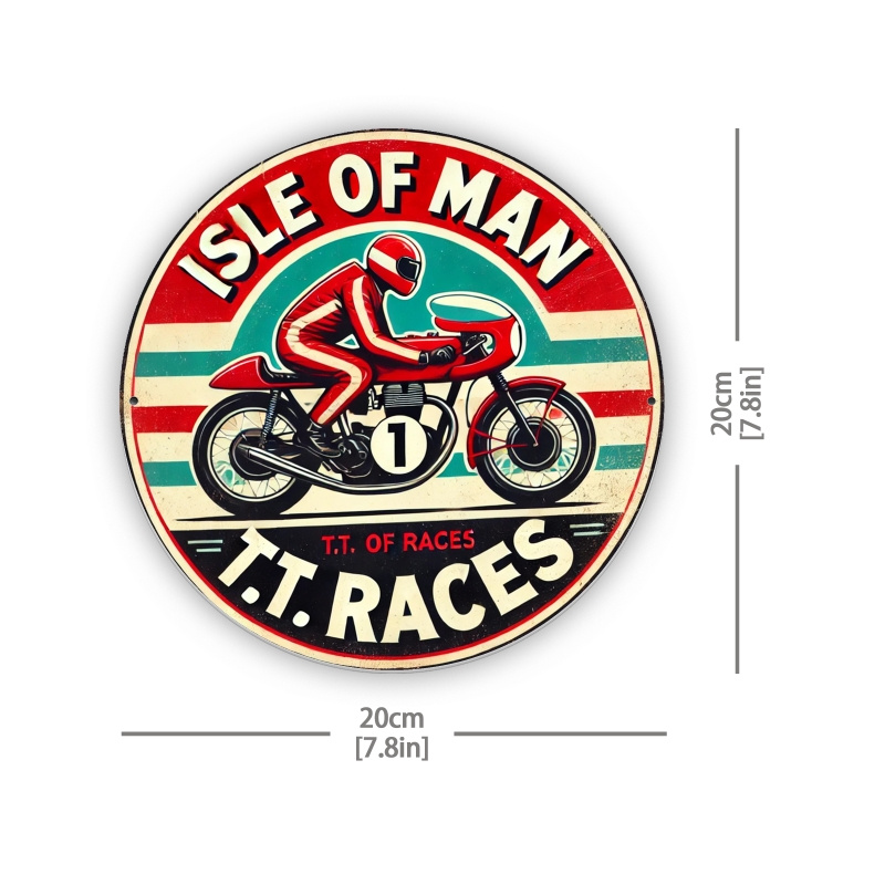 Vintage Isle of for Man TT Rac - Brass Weight Plate avaliação e preço