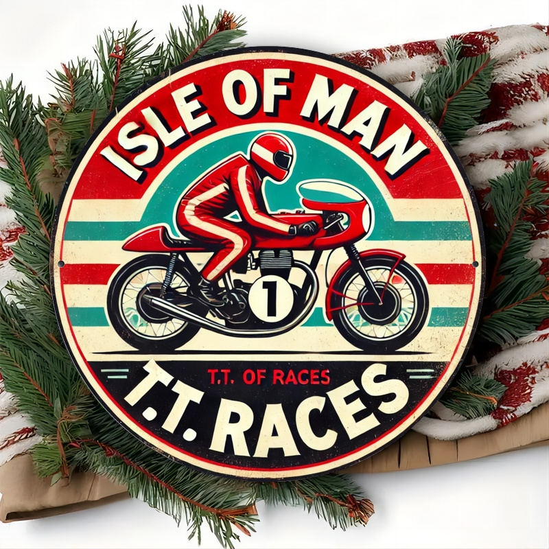 Vintage Isle of for Man TT Rac - Brass Weight Plate avaliação e preço
