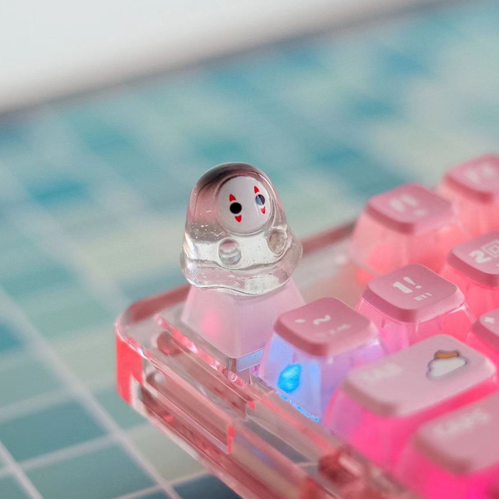 Cartoon Halloween Backlit Clea - Keyboard Gaming Transparent avaliação e preço