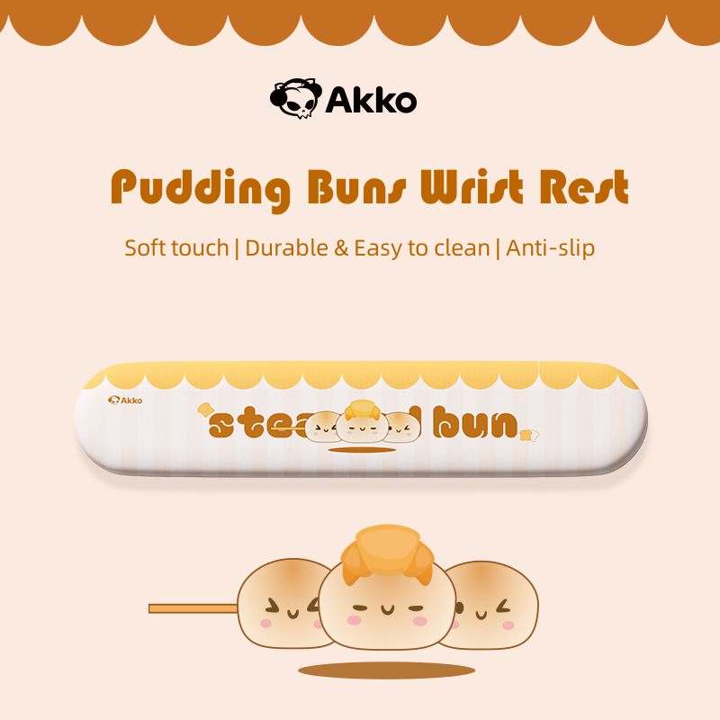 Akko Pudding Buns Keyboard Wri - Gaming Keyboard Hand avaliação e preço