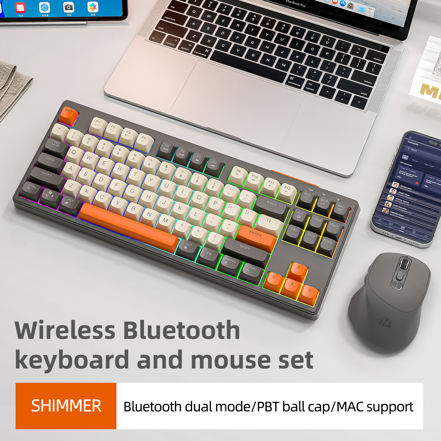 M87 Wireless Keyboard and Mous - Gaming Keyboard And Mouse Combo Wireless avaliação e preço