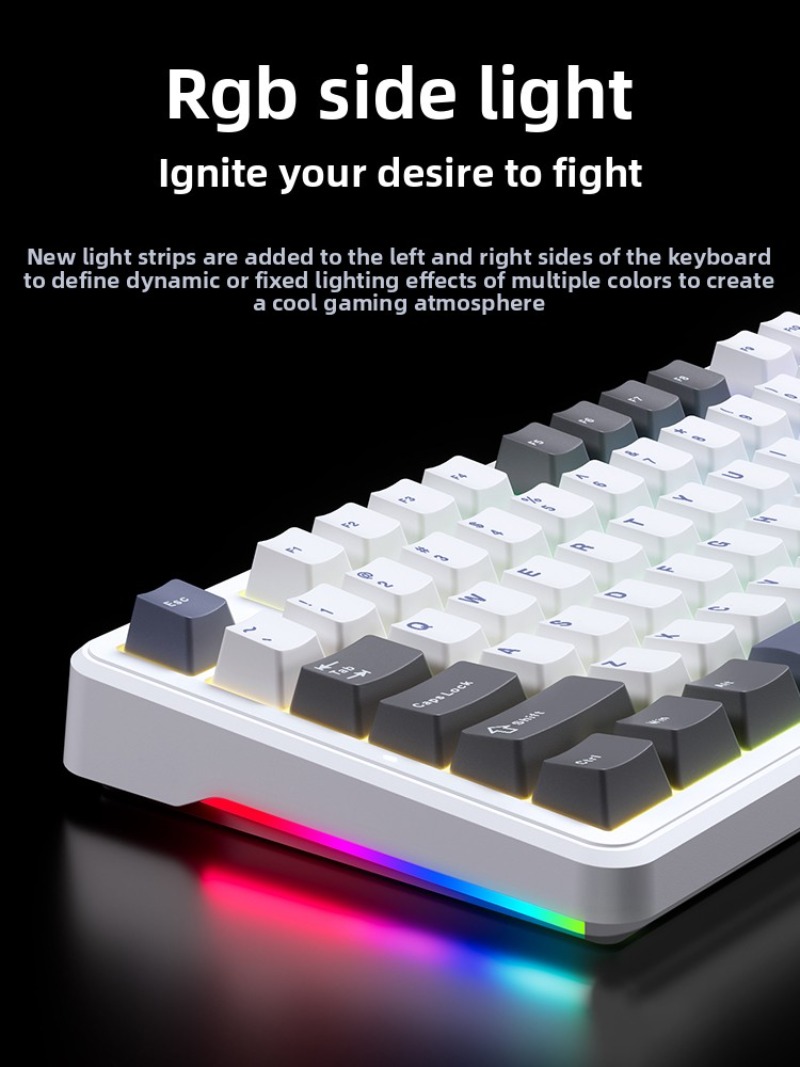 AULA F87 Pro Wireless Mechanic - Gaming Keyboard Thocky avaliação e preço