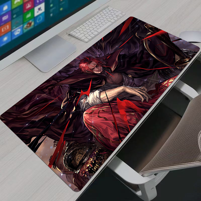 One Piece Shanks Mouse Pad Lar - Gaming Keyboard He avaliação e preço