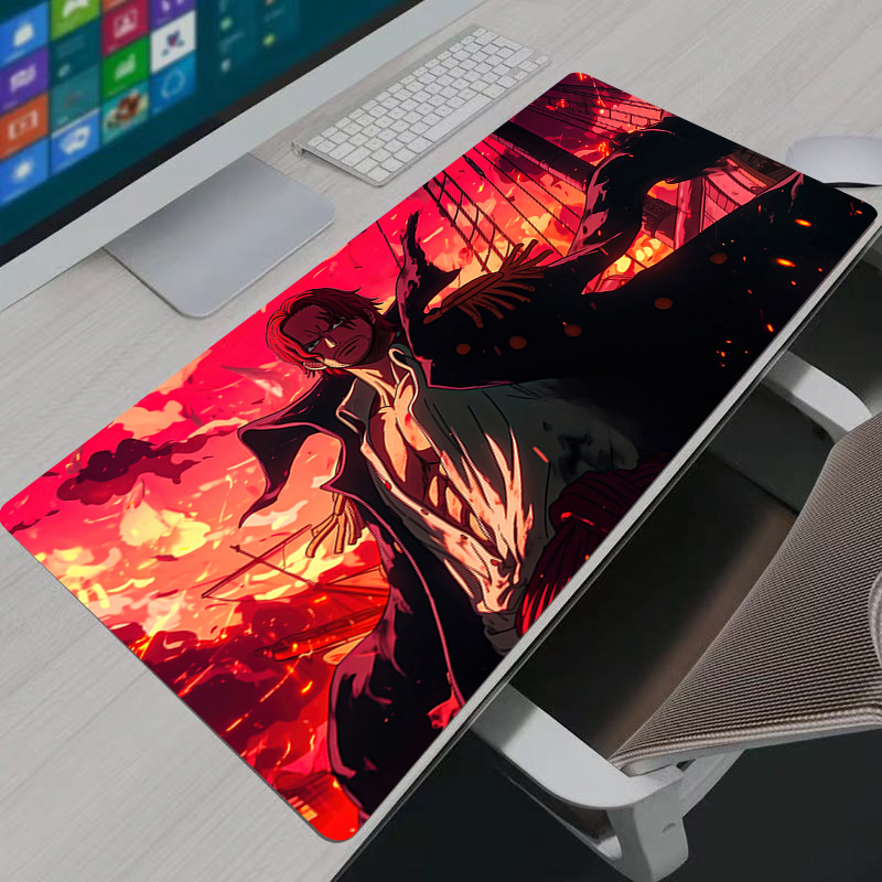 One Piece Shanks Mouse Pad Lar - Gaming Keyboard He avaliação e preço