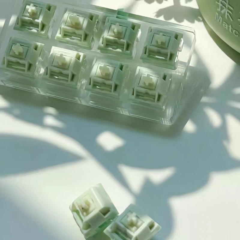Keygeek Matcha Pudding Switch  - Gaming Keyboard Thocky avaliação e preço