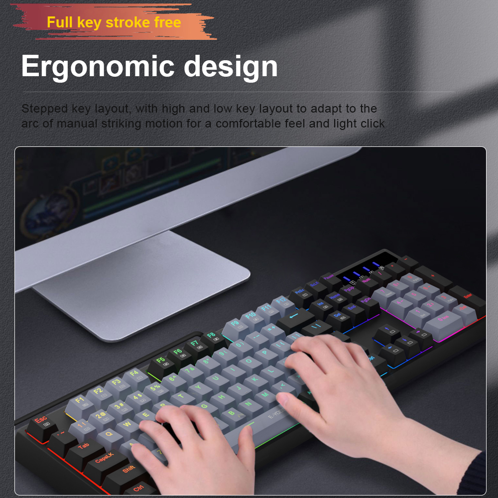 E-YOOSO Z14 RGB USB Mechanical - Gaming Keyboard E Yooso avaliação e preço