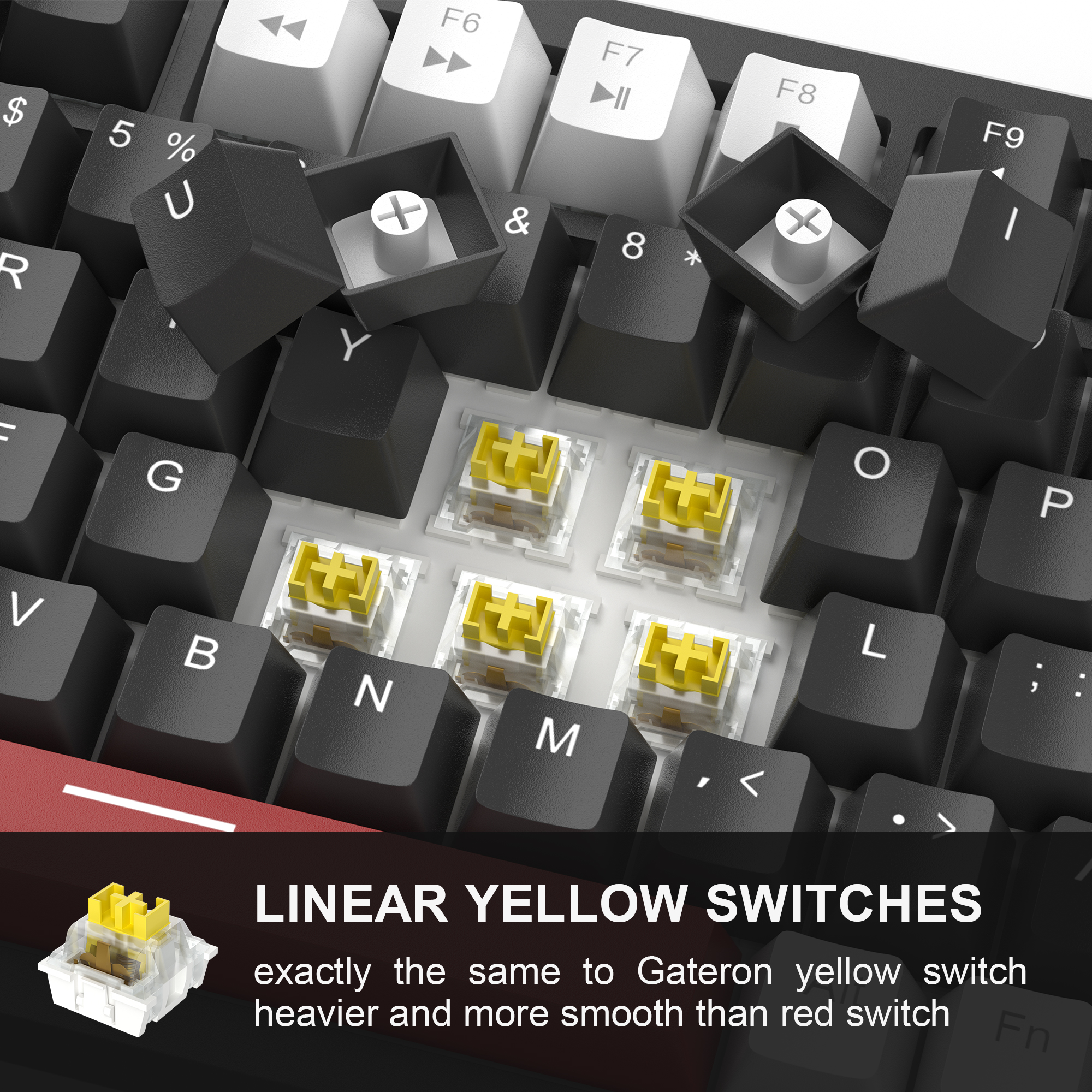 MageGee 75% Mechanical Gaming  - Gaming Keyboard Blue Switches avaliação e preço