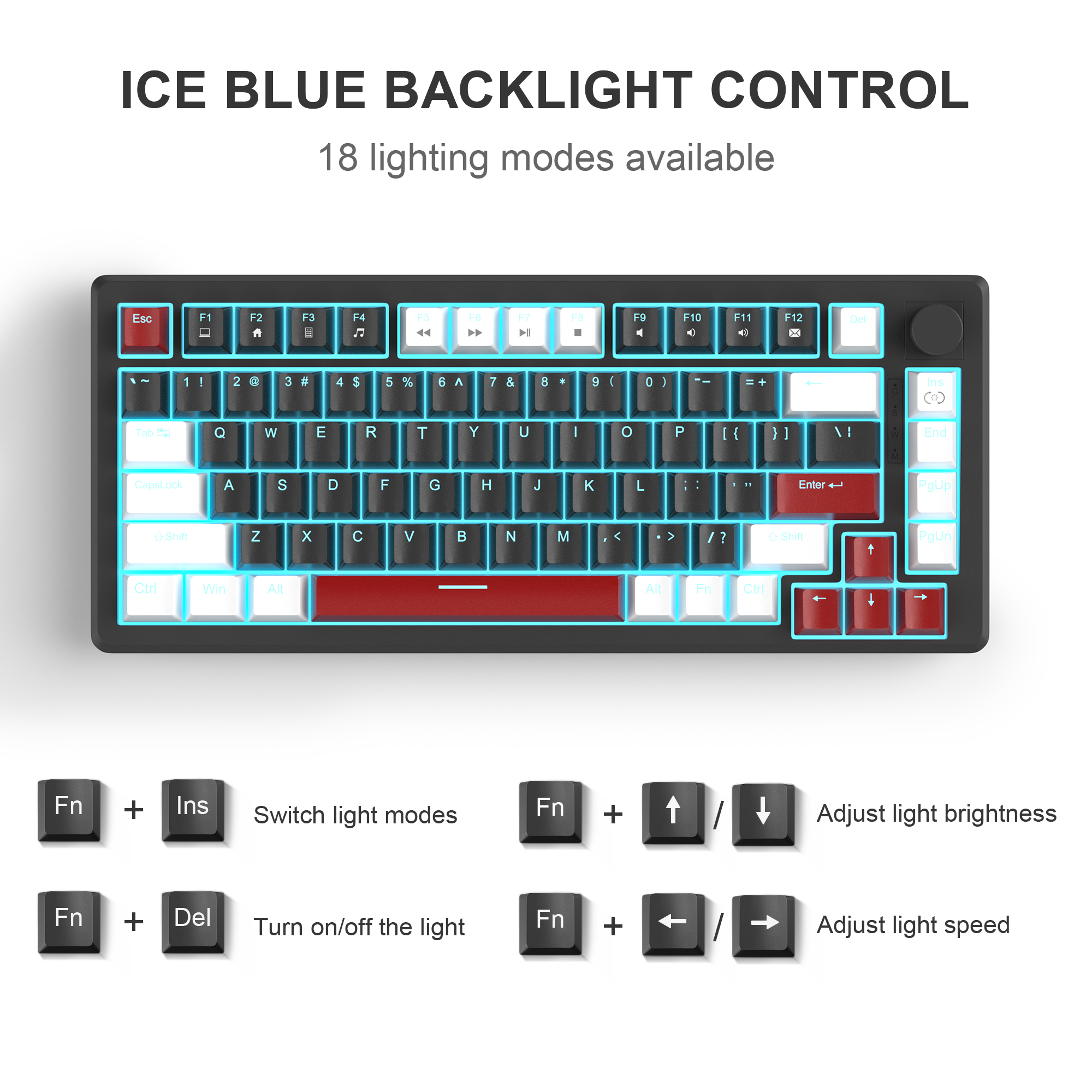 MageGee 75% Mechanical Gaming  - Gaming Keyboard Blue Switches avaliação e preço