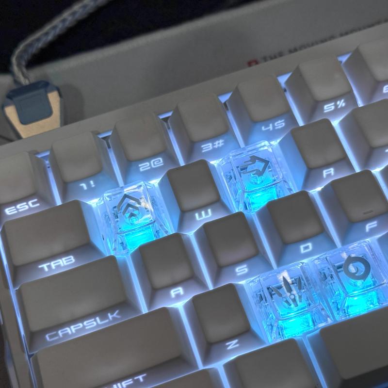 Valorant Skills Keycaps Mechan - Keyboard Gaming Transparent avaliação e preço