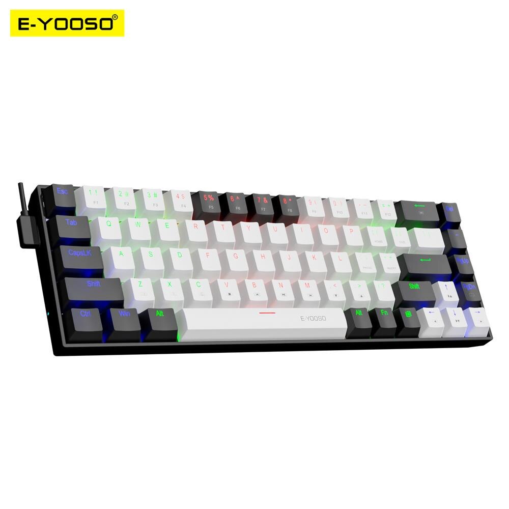 E-YOOSO Z686 USB Mini Slim Mec - Gaming Keyboard E Yooso avaliação e preço
