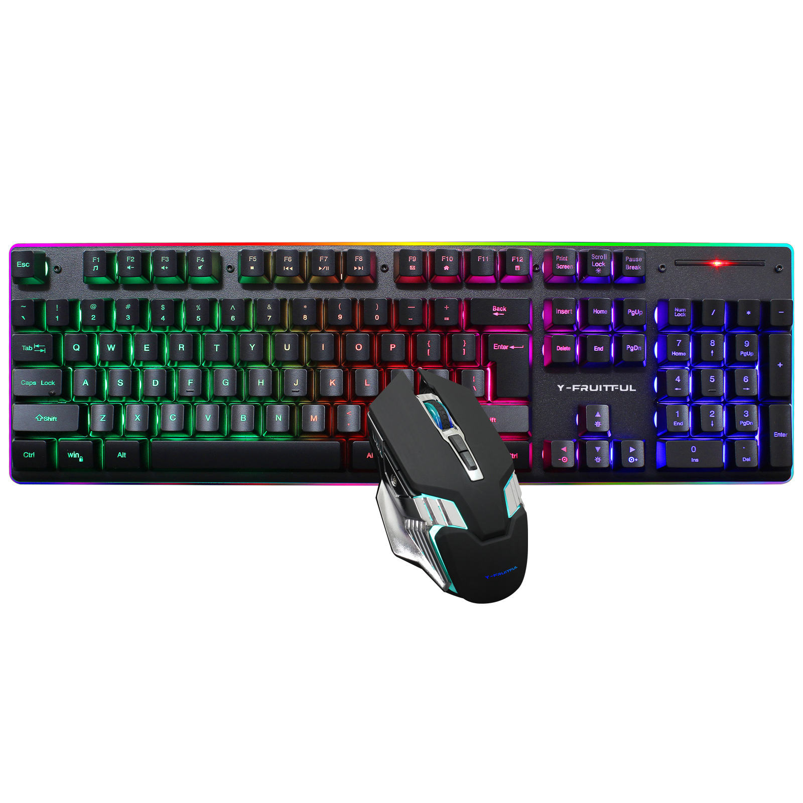 104 Keys RGB Computer Wireless - Gaming Keyboard And Mouse Combo Wireless avaliação e preço