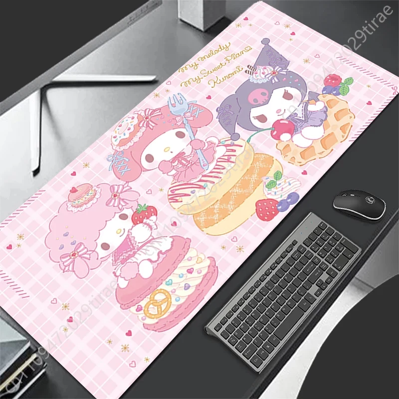 Kuromi Leather Mousepad Gaming - Gaming Keyboard Hand avaliação e preço