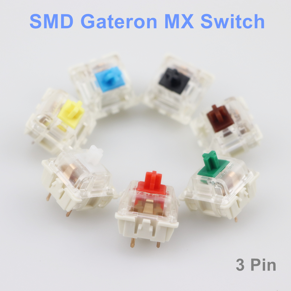 Gateron SMD Switches black red - Gaming Keyboard Blue Switches avaliação e preço
