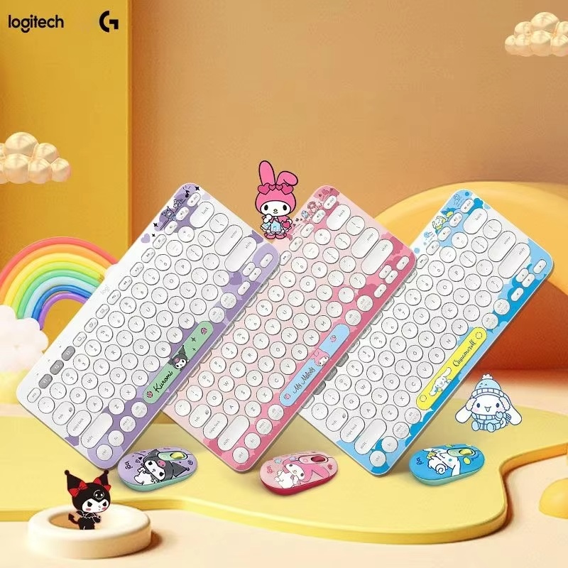 Logitech K380 Sanrio Cinnamoro - Gaming Keyboard Mouse Set avaliação e preço