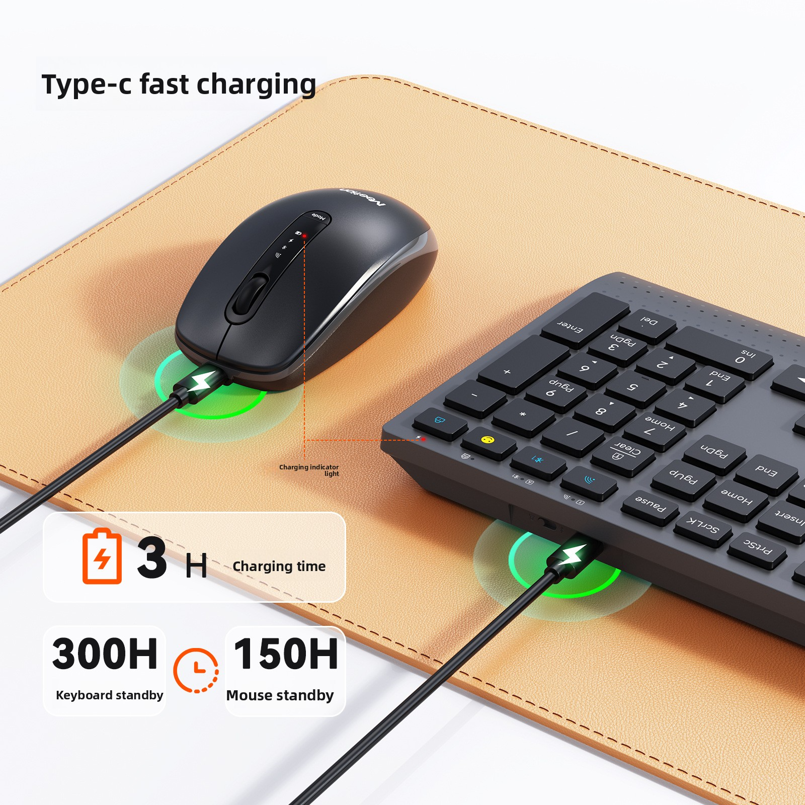 2.4G Bluetooth Dual-mode Wirel - Gaming Keyboard And Mouse Combo Wireless avaliação e preço