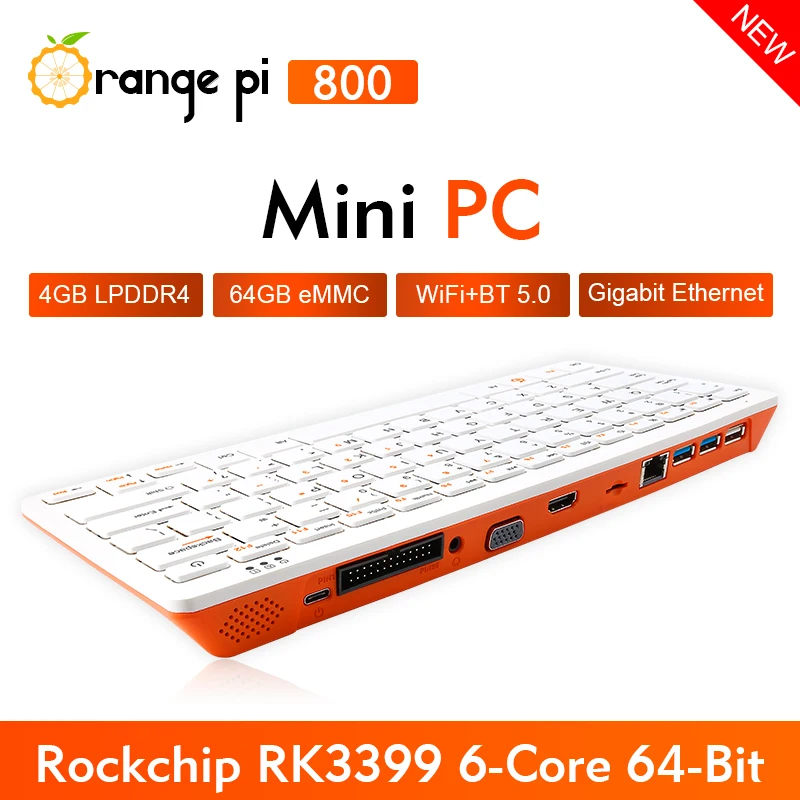 Orange Pi 800+5V4A Type-C Powe - Gaming Keyboard Mini avaliação e preço