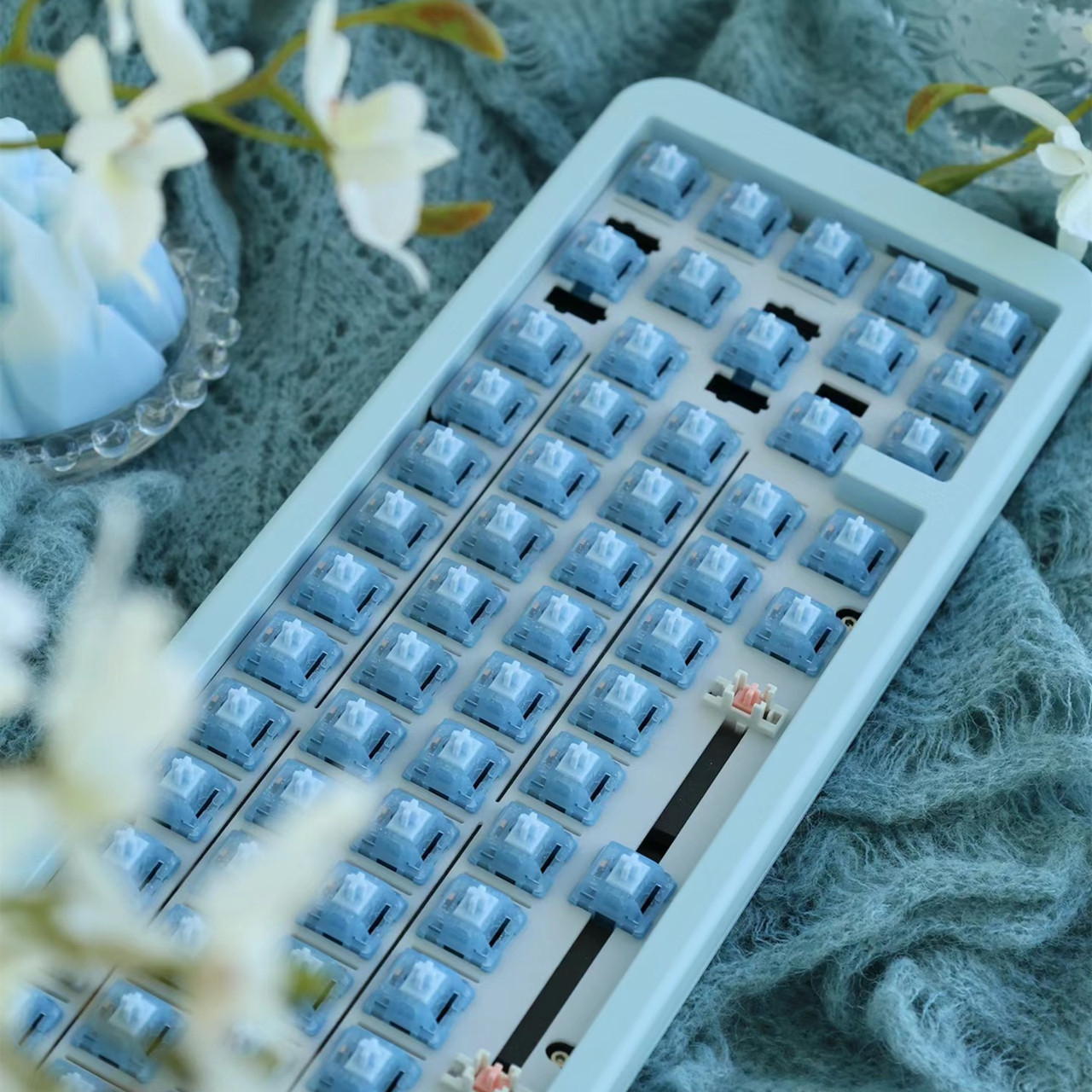 HMX Blue Topa Switch Linear Sw - Gaming Keyboard Blue Switches avaliação e preço