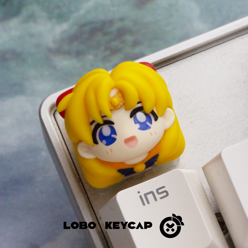 Anime Sakura Keycaps Hand-made - Gaming Keyboard Hand avaliação e preço