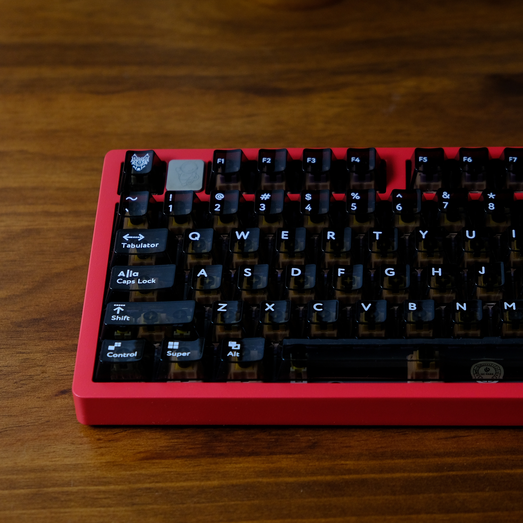 114 Keys Black Crystal Transpa - Keyboard Gaming Transparent avaliação e preço