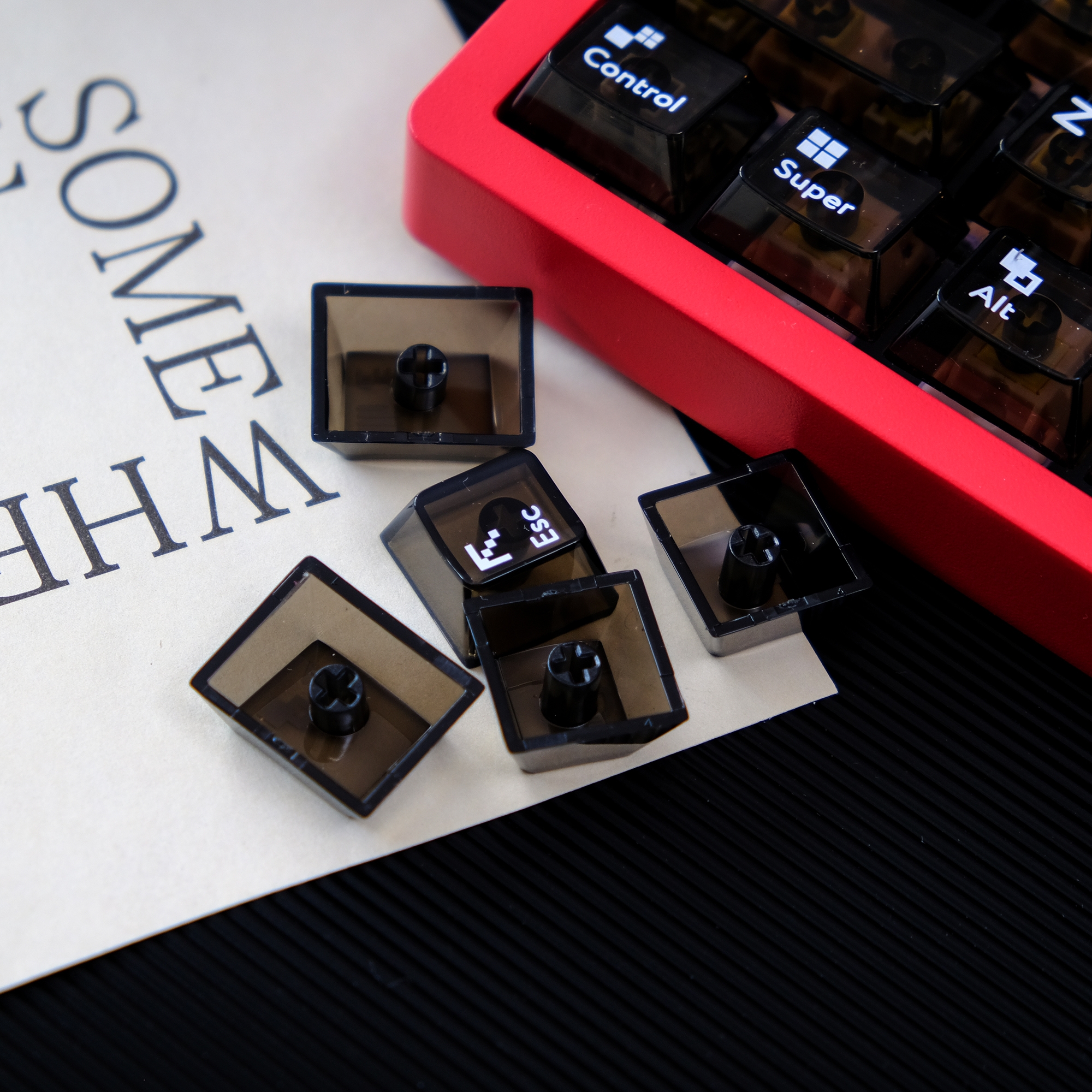 114 Keys Black Crystal Transpa - Keyboard Gaming Transparent avaliação e preço