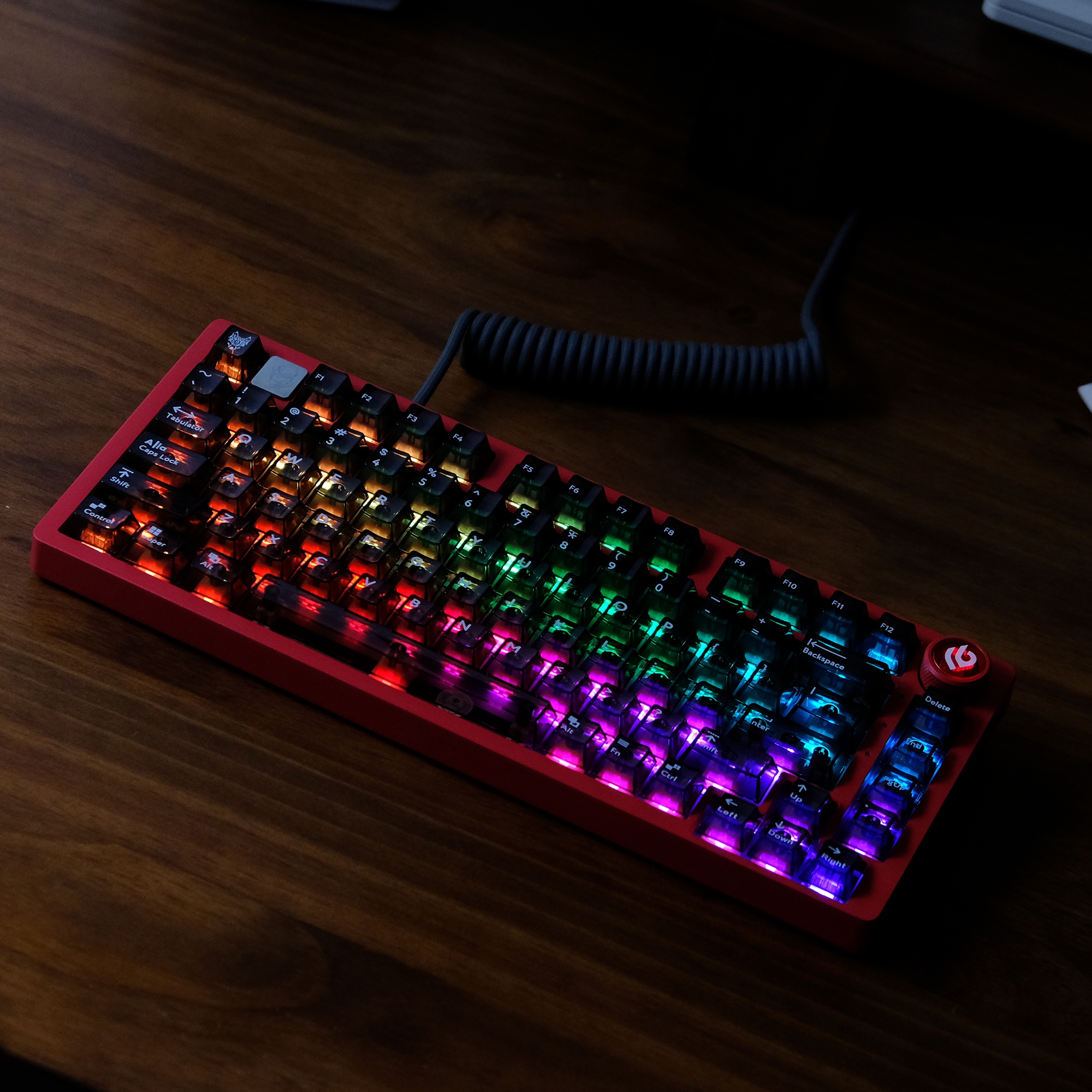 114 Keys Black Crystal Transpa - Keyboard Gaming Transparent avaliação e preço